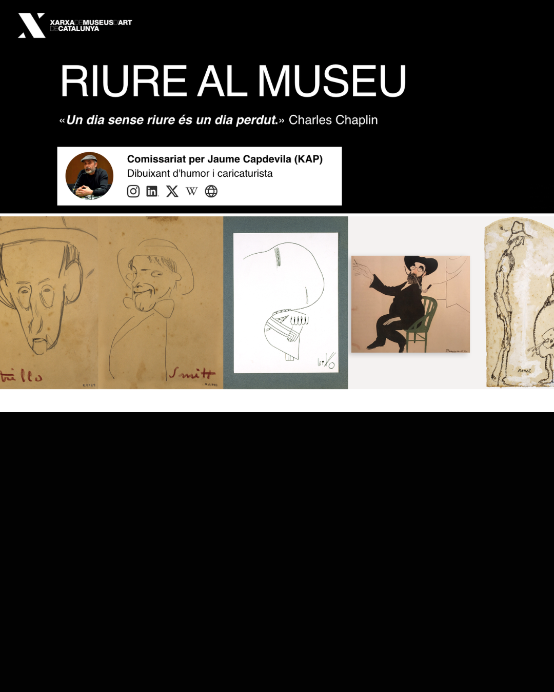 Exposición «Riure al Museu»
